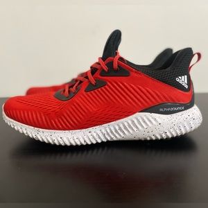 Adidas red alpha bounce size 10.5